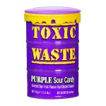Кислые леденцы Toxic Waste Purple Sour Candy (фиолетовая бочка), 42 г