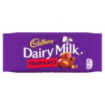 Молочный шоколад Cadbury Dairy Milk Fruit &amp; Nut с фруктами и дроблёными орехами, 200 г
