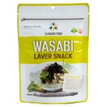 Обжаренные хлопья из морских водорослей Samwon Food Wasabi со вкусом васаби, 20 г