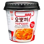 Рисовые клецки Young Poong Yopokki Sweet &amp; Spicy Topokki с остро-сладким соусом (стакан), 140 г