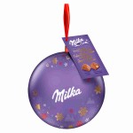 Подарочный ёлочный шарик Milka с шоколадом внутри, 110 г
