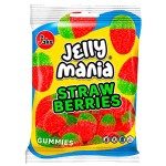 Жевательный мармелад Jake Jelly Mania Strawberries дикая клубника кислая, 100 г