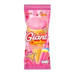 Воздушный десерт Glico Giant Caplico Strawberry Flavour со вкусом клубники, 28 г