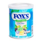 Леденцы Nestle Fox’s Crystal Clear Fruity Mint’s Candy с мятным вкусом, 180 г