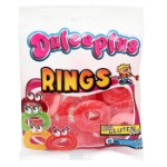 Жевательный мармелад Dulceplus Strawberry Rings “Кольцо клубничное”, 100 г