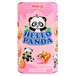 Печенье Meiji Hello Panda с клубничной начинкой, 45 г