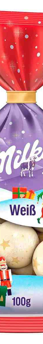 Шоколадные шарики Milka Weihnachts-Kugeln Weiß Белый шоколад, 100 г