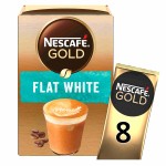 Кофе Nescafe Gold Flat White в пакетиках, 8*12,5 г