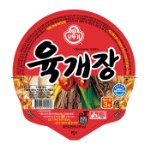 Лапша быстрого приготовления Ottogi Yukgaejang Ramen со вкусом говядины, 110 г