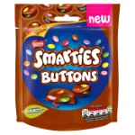 Шоколадные конфеты с драже Nestle Smarties Buttons, 90 г