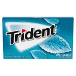 Жевательная резинка Trident Wintergreen со вкусом Зимняя Зелень (без сахара) (14 пластинок)