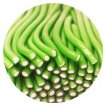 Жевательный мармелад Dulceplus “Мини карандаш со вкусом яблока”, 1600 г (200 шт)