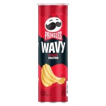 Картофельные чипсы Pringles Wavy Classic с солью, 130 г