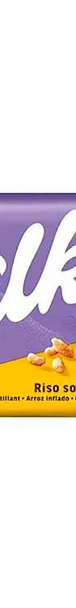 Шоколад Milka Crispy Rice с хрустящим рисом, 100 г