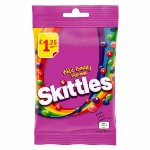 Драже Skittles Wild Berry со вкусом лесных ягод, 109 г