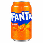 Газированный напиток Fanta Orange со вкусом апельсина, 355 мл