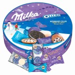 Новогодний подарочный набор конфет и шоколада OREO &amp; Milka Xmas Mix, 198 г