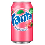 Газированный напиток Fanta Fruit Punch со вкусом фруктовый пунш, 355 мл