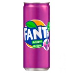 Газированный напиток Fanta Grape со вкусом винограда, 320 мл