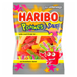 Кислый жевательный мармелад Haribo Saure Pommes - картошка фри, 100 г