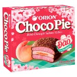 Пирожное Orion Choco Pie со вкусом сакуры и персика, 360 г