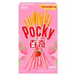 Бисквитные палочки Glico Pocky со вкусом клубники, 55 г