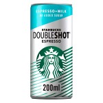 Холодный кофе Starbucks Doubleshot Espresso двойной эспрессо (без сахара), 200 мл
