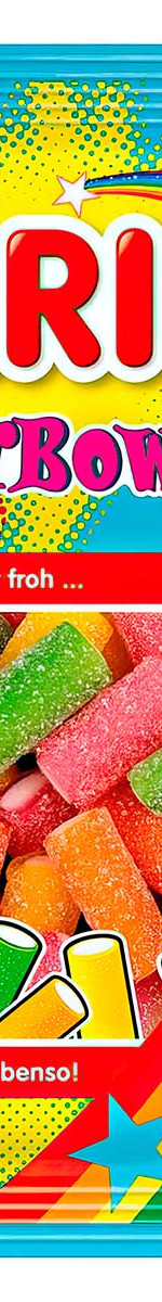 Кислый жевательный мармелад Haribo Rainbow Fizz, 160 г