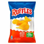 Картофельные чипсы Ruffles cheddar cheese sour cream со вкусом Чеддера со сметаной, 82 г