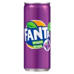 Газированный напиток Fanta Grape со вкусом винограда, 330 мл
