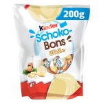 Шоколадные яйца Kinder Schoko-Bons White в белом шоколаде, 200 г