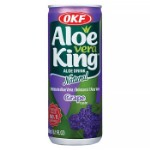 Напиток сокосодержащий OKF Aloe Vera King Grape со вкусом винограда, 240 мл