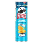 Картофельные чипсы Pringles Cheddar &amp; Sour Cream сыр чеддер и сметана, 158 г