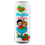 Газированные напиток Love Is Mojito Strawberry со вкусом мохито с клубникой, 450 мл