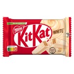 Шоколадный батончик KitKat 4 Finger White с белым шоколадом, 41,5 г