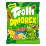 Кислый жевательный мармелад Trolli Dinorex - динозавры, 100 г