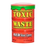 Кислые леденцы Toxic Waste Red Sour Candy (красная бочка), 42 г