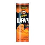 Картофельные чипсы Pringles Wavy Applewood Smoked Cheddar со вкусом копчёного сыра чеддер, 137 г