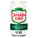 Газированный напиток Canada Dry Ginger Ale Zero Sugar - имбирный эль, без сахара, 355 мл