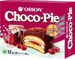 Печенье Orion Choco Pie вишня, 360 г