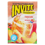 Растворимый напиток Invite со вкусом персика, 9 г