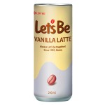 Холодный кофе Lotte Let’s Be Vanilla Latte ванильный латте, 240 мл