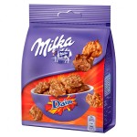 Шоколадное печенье Milka &amp; Daim Snax, 145 г
