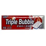 Жевательная резинка Triple Bubble со вкусом клубники, 13,5 г