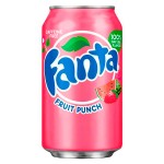 Газированный напиток Fanta Fruit Punch со вкусом фруктовый пунш, 355 мл