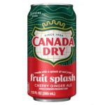 Газированный напиток CANADA DRY Fruit Splash Cherry Ginger Ale со вкусом черри и фруктов, 355 мл