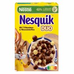 Сухой завтрак Nestle Nesquik Duo шоколадные шарики, 325 г