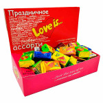 Жевательная резинка LOVE IS микс вкусов с пожеланием, 4,2 г