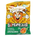 Карамель леденцовая “Бомбическая” со вкусом апельсина, 15 г