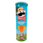 Картофельные чипсы Pringles Cucumber Sea Salt со вкусом огурца с морской солью, 115 г